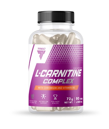 Trec Nutrition - L-Carnitine Complex, 90 kapslar | Aminosyror och BCAAHälsokostL-karnitinFitness och träning | Apoteka