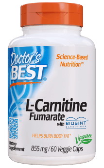 Doctors Best - L-karnitin Fumarat med Biosint Karnitiner, 60 vegetabiliska kapslar | Vitaminer och MineralerVeganska produkterAminosyror och BCAAViktkontrollHälsokostL-karnitinFitness och träning | Apoteka