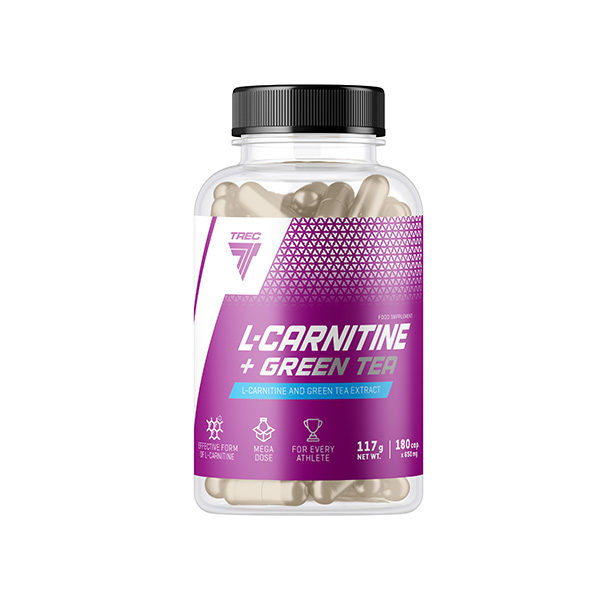 Trec Nutrition - L-Carnitine + Grönt Te, 180 kapslar | Aminosyror och BCAAHälsokostL-karnitinFitness och träningGrönt te | Apoteka