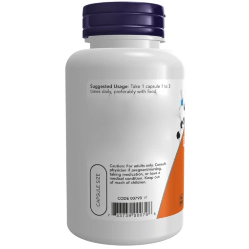 NOW Foods - L-Carnosine, 500 mg, 100 vegetabiliska kapslar - Bild 4
