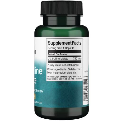 Swanson - L-Citrullinmalatkomplex, 750 mg - 60 kapslar - Bild 3