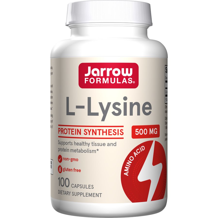 Jarrow Formulas - L-Lysin, 500 mg, 100 kapslar | Vitaminer och MineralerHälsa och välbefinnandeAminosyror och BCAAIndividuella aminosyrorHälsokostFitness och träningL-lysin | Apoteka