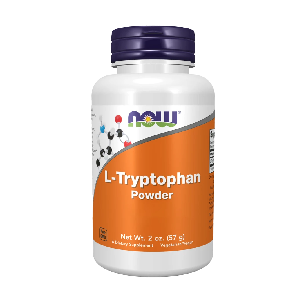 NOW Foods - L-Tryptofan, Pulver - 57g | Hälsa och välbefinnandeAntioxidanterAminosyror och BCAAMental fokus och minneHälsokostFitness och träningL-tryptofan | Apoteka