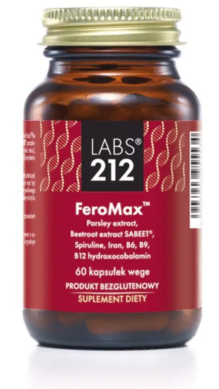 Labs212 - FeroMax, 60 kapslar | Vitaminer och MineralerSpirulinaMariatistel | Apoteka