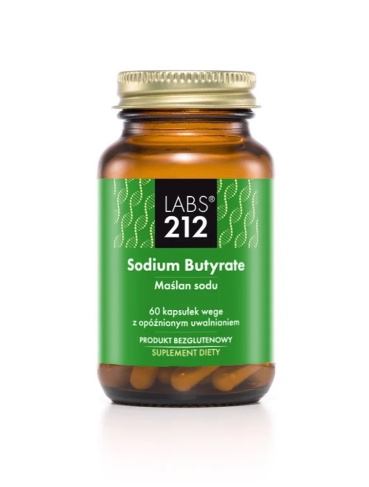 Labs212 - Natriumbutyrat, 60 kapslar | Vitaminer och MineralerImmunförsvaretLeverstöd | Apoteka