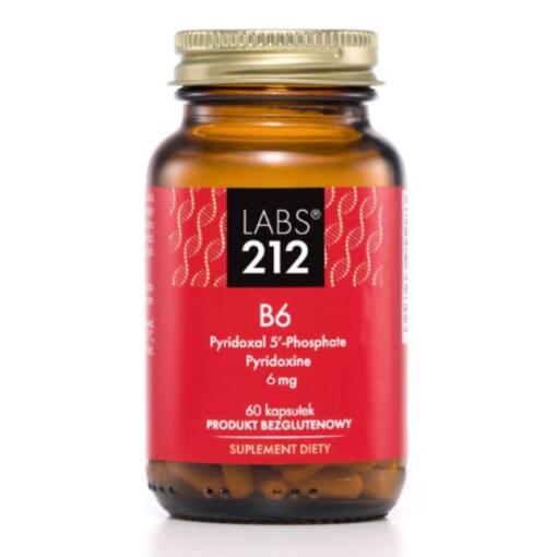 LABS212 Vitamin B6 Pyridoxal 5'-Phosphate + Pyridoxine (60 caps)
