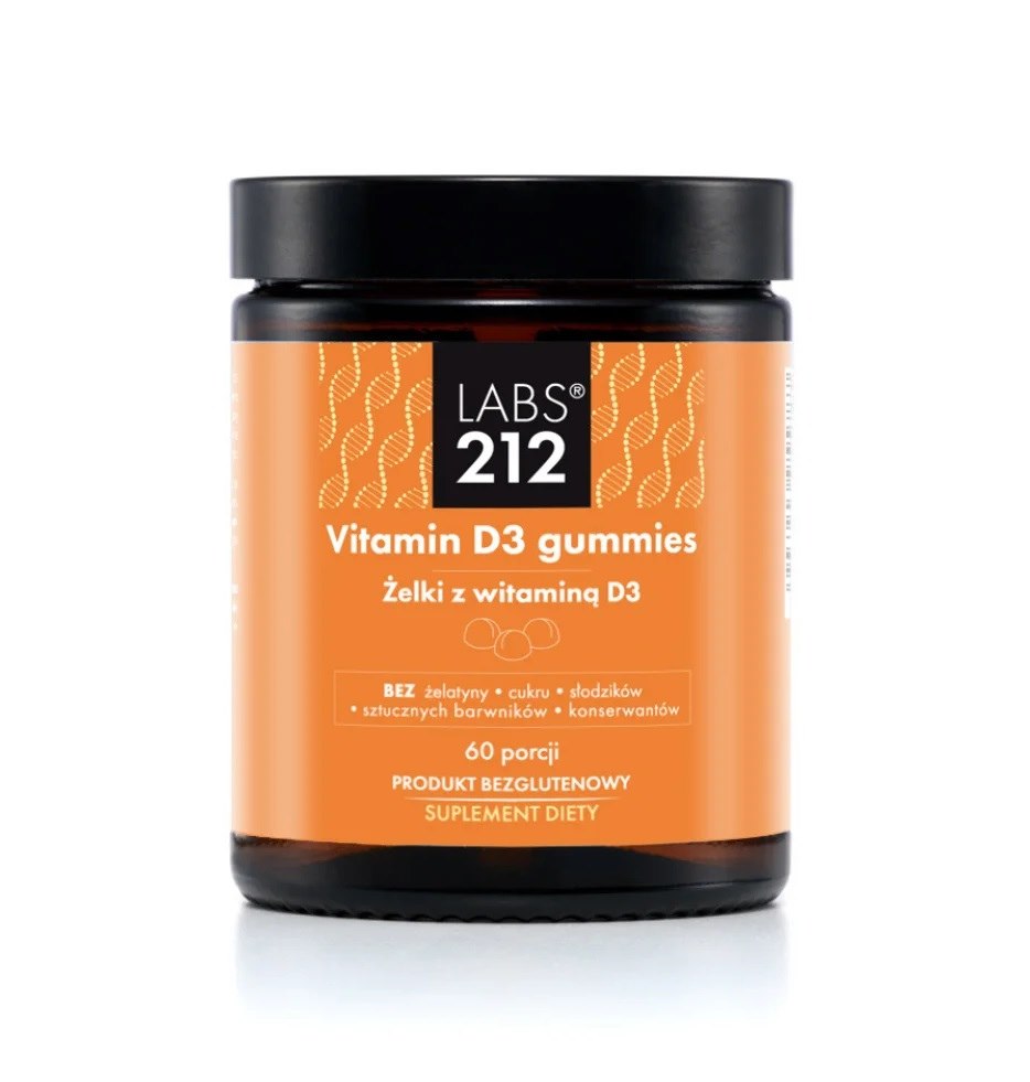 Labs212 - Vitamin D3 Gummies, 60 stycken | Vitaminer och MineralerVissa vitaminerD3 | Apoteka