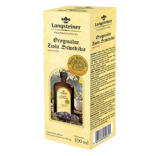 Langsteiner - Original Svenska Örter, 100 ml | Vitaminer och MineralerHälsa och välbefinnandeÖrttillskottMatsmältningshälsaGurkmejaÖrter och växtbaserade preparat | Apoteka