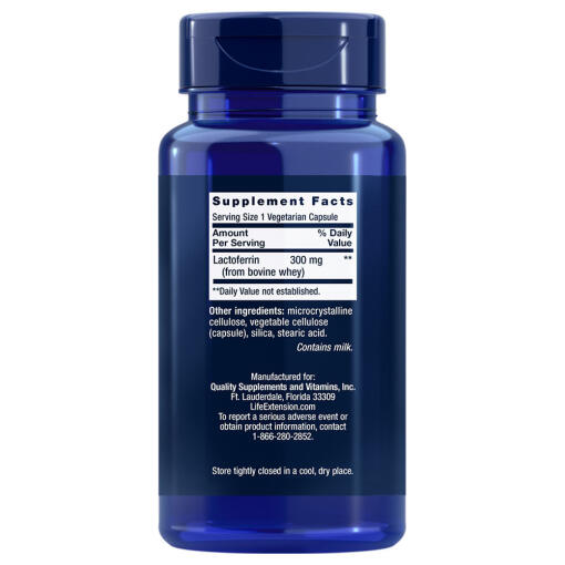 Life Extension - Lactoferrin Kapslar, 60 kapslar - Bild 2