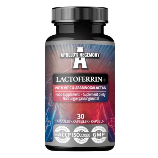 Lactoferrin+ with Vit C & Arabinogalactan - 30 caps