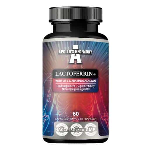 Lactoferrin+ with Vit C & Arabinogalactan - 60 caps