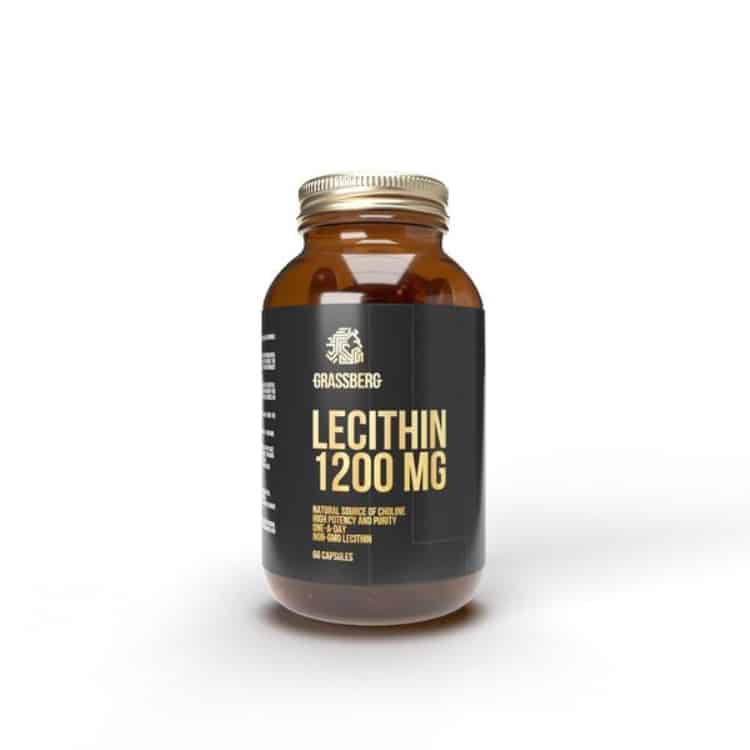 Grassberg - Lecitin, 1200 mg, 60 kapslar | Hälsa och välbefinnandeHälsokostLeverstöd | Apoteka