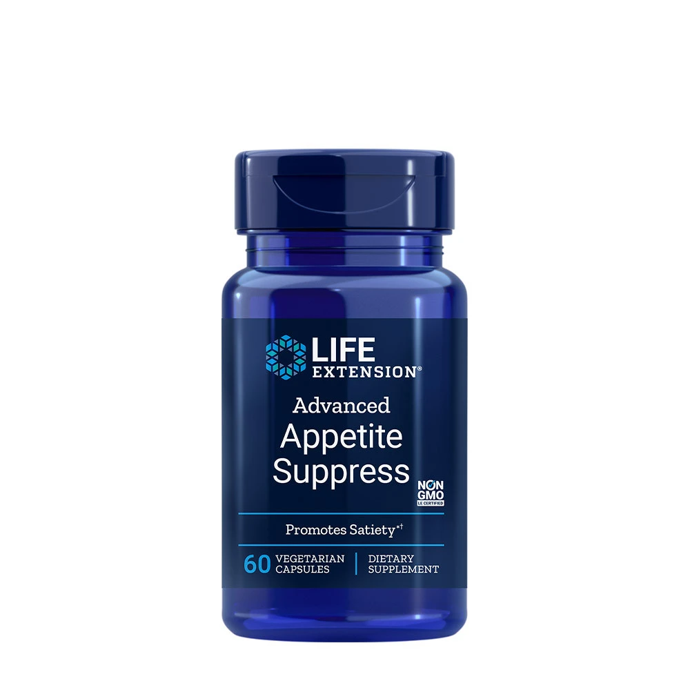 Life Extension - Advanced Appetite Suppress, 60 vegkapslar | ViktkontrollStimuleringsfri fettförbränningHälsokostFitness och träningTermogena fettförbrännareStimulantfri fettförbränning | Apoteka