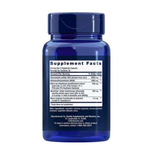 Life Extension - ArthroMax med Theaflavins & AprèsFlex, 120 vegkapslar - Bild 4