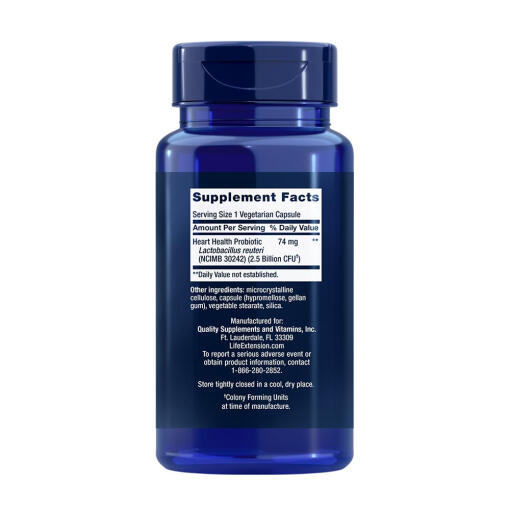 Life Extension - FLORASSIST Heart Health, 60 vegkapslar - Bild 2
