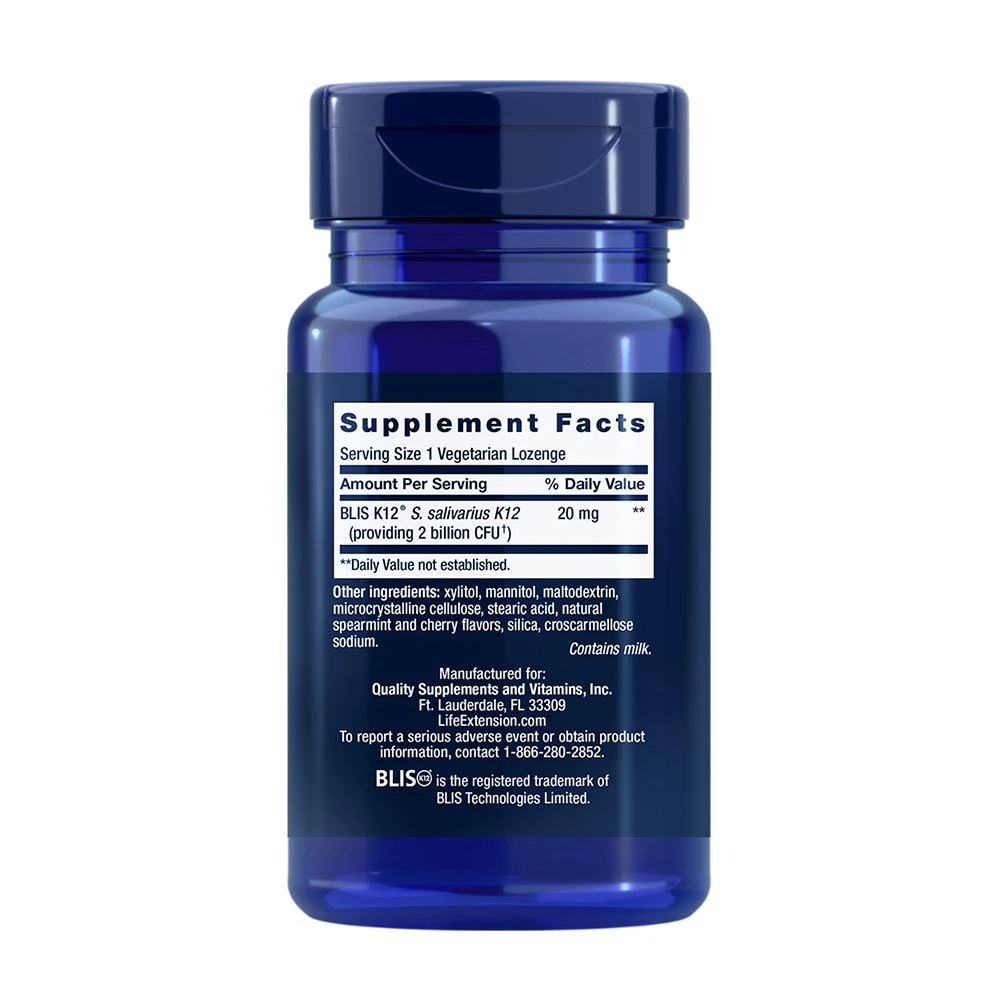 Life Extension - FLORASSIST® Hälsa för Halsen, 30 sugtabletter - Bild 4