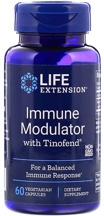 Life Extension - Immune Modulator med Tinofend, 60 vegkapslar | Vitaminer och MineralerHälsa och välbefinnandeÖrttillskottImmunförsvaretHälsokostÖrter och växtbaserade preparat | Apoteka