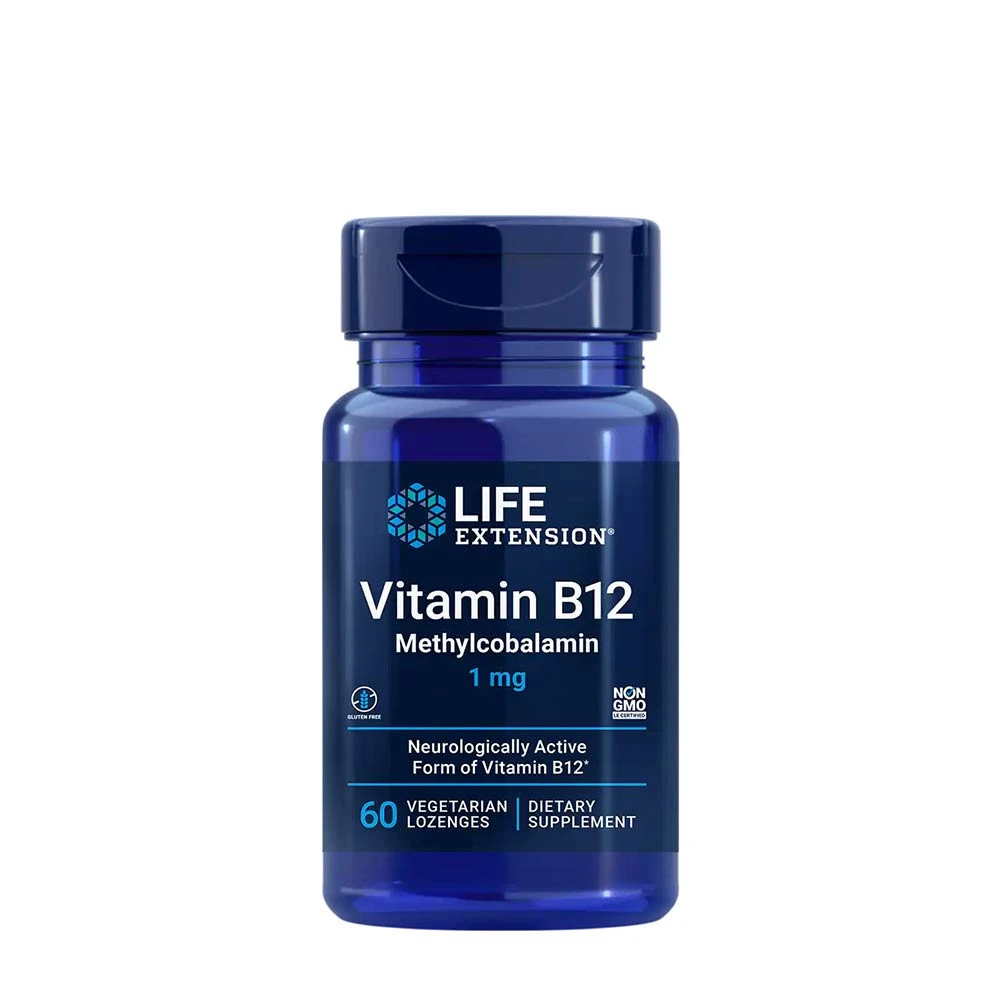 Life Extension - Metylkobalamin Vitamin B12, 1 mg, 60 sugtabletter | Vitaminer och MineralerVissa vitaminerHälsokostB12 | Apoteka