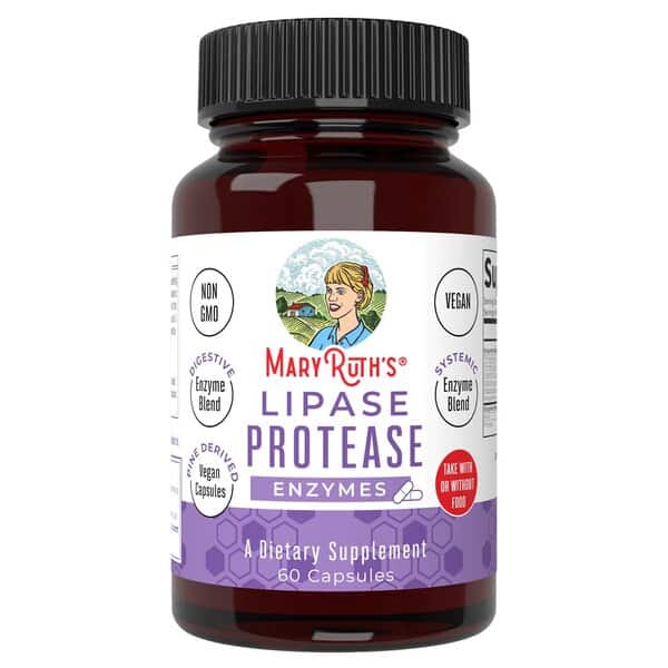 MaryRuth Organics - Lipas Proteas Enzymer, 60 kapslar | Veganska produkterHälsa och välbefinnandeHälsokostEnzymer | Apoteka