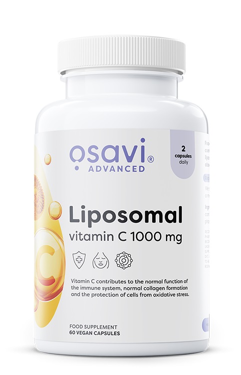 Osavi - Liposomal Vitamin C, 1000 mg, 60 vegetabiliska kapslar | Vitaminer och MineralerHälsa och välbefinnandeKosttillskott för kvinnorHälsokostVitamin C | Apoteka