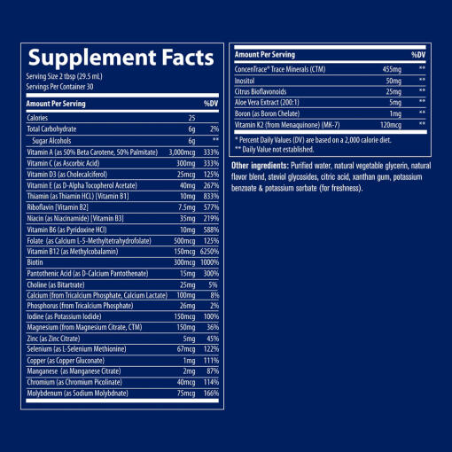 Trace Minerals - Flytande Multivitamin & Mineraler, Storlek - Bild 5