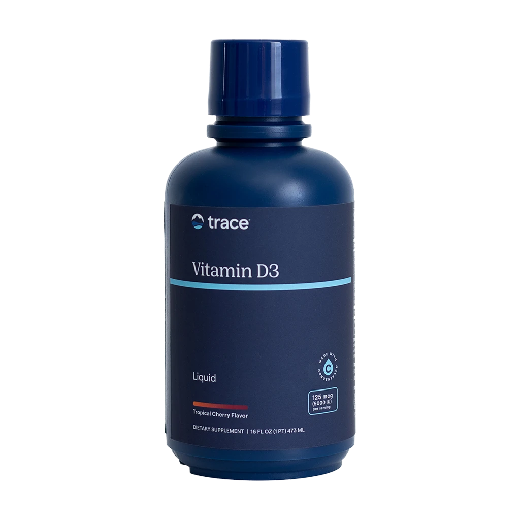 Trace Minerals - Flytande Vitamin D3, 5000 IE | Vitaminer och MineralerHälsa och välbefinnandeVissa vitaminerD-vitaminHälsokostD3 | Apoteka