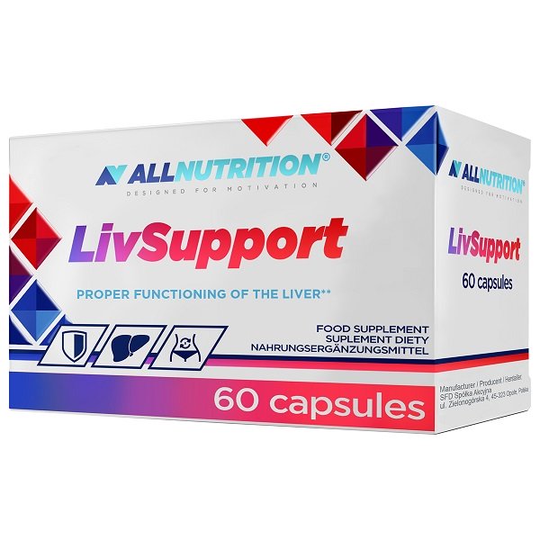 Allnutrition - LivSupport, 60 kapslar | Hälsa och välbefinnandeHälsokostLeverstöd | Apoteka