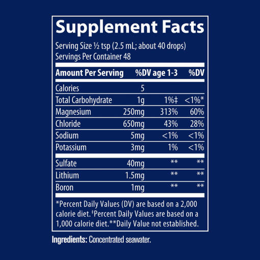 Trace Minerals - ConcenTrace® Spårmineraldroppar, Låg Natrium, Glasflaska - Bild 2