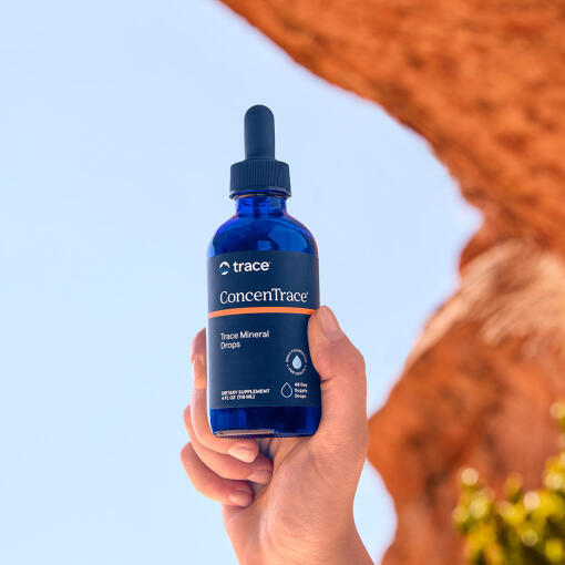 Trace Minerals - ConcenTrace® Spårmineraldroppar, Låg Natrium, Glasflaska - Bild 3