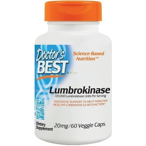 Doctors Best - Lumbrokinase, 20 mg - 60 vegetabiliska kapslar | Vitaminer och MineralerHälsa och välbefinnandeImmunförsvaretHälsokost | Apoteka
