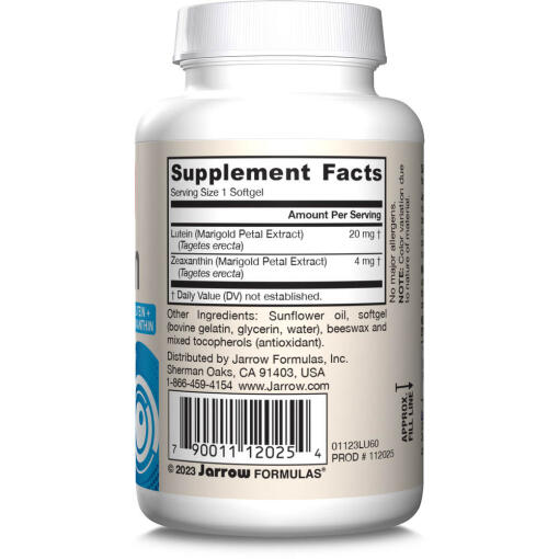 Jarrow Formulas - Lutein, 20 mg - 60 mjukkapslar - Bild 3