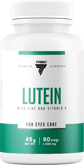 Trec Nutrition - Lutein, 90 kapslar | Vitaminer och MineralerHälsa och välbefinnandeÖgonhälsaHälsokostLutein | Apoteka