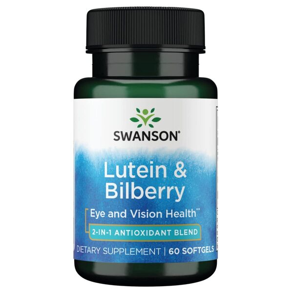 Swanson - Lutein &amp; Blåbär, 60 mjukkapslar | Hälsa och välbefinnandeÖgonhälsaHälsokostLutein | Apoteka