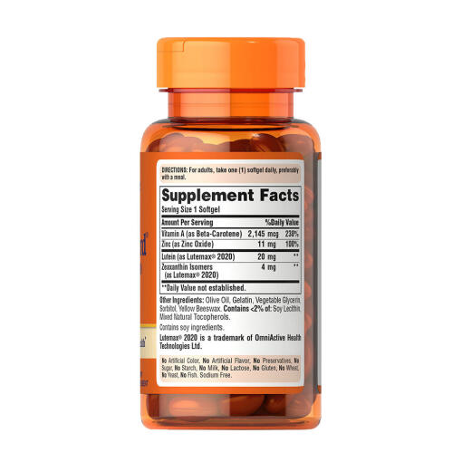 Puritan's Pride - Lutein Vision Guard, 30 mjukkapslar - Bild 4