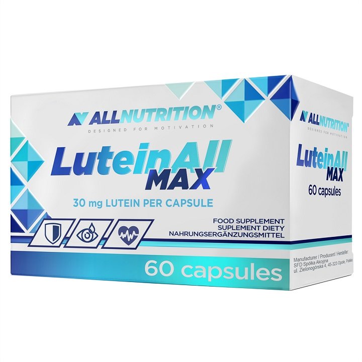 Allnutrition - LuteinAll Max, 60 kapslar | Hälsa och välbefinnandeÖgonhälsaHälsokostLutein | Apoteka