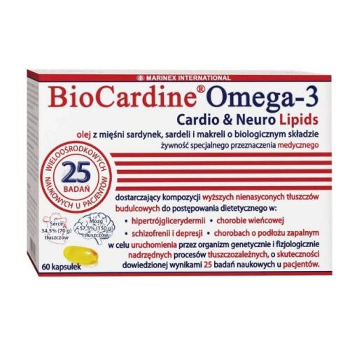 MARINEX BioCardine Omega-3 Cardio & Neuro Lipids (60 caps)