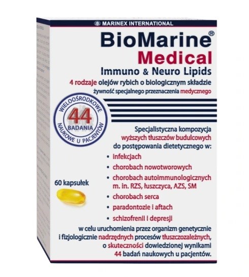 Marinex - BioMarine Medical Immuno & Neuro Lipider, 60 kapslar | Vitaminer och MineralerImmunförsvaretOmega & Näringsoljor | Apoteka