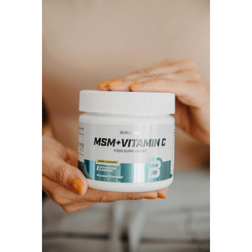BioTechUSA - MSM + Vitamin C, Citron, 150g - Bild 3