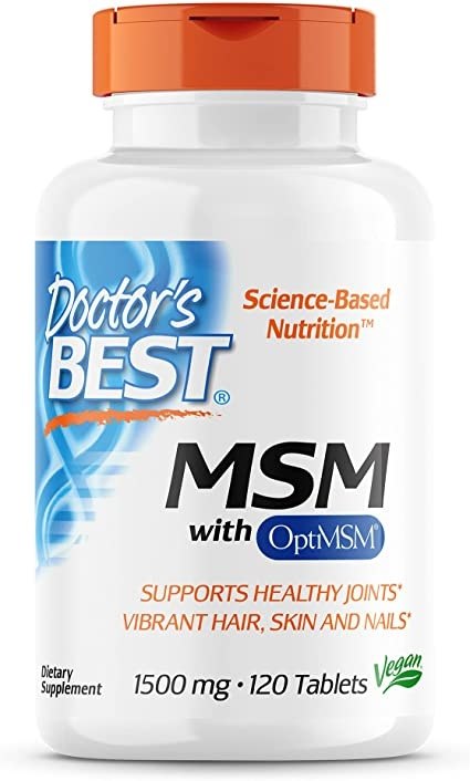 Doctors Best - MSM med OptiMSM Vegan, 1500 mg - 120 tabletter | Vitaminer och MineralerVeganska produkterVissa mineralerHälsa och välbefinnandeHälsokostStöd för ledernaMSM | Apoteka