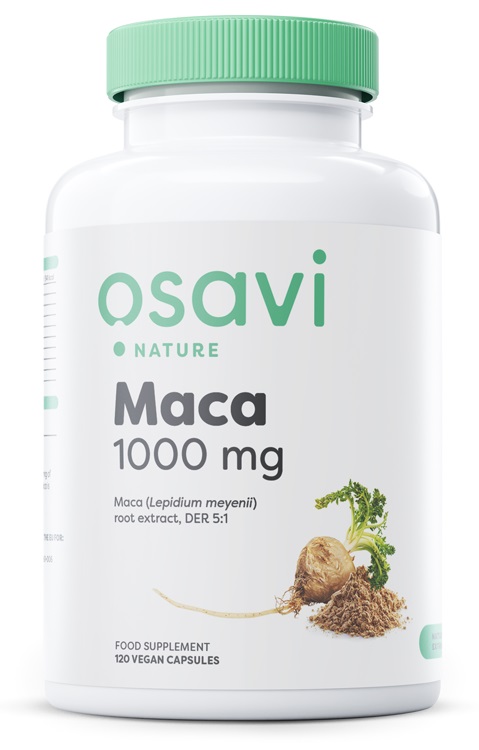 Osavi - Maca, 1000 mg, 120 vegankapslar | Vitaminer och MineralerHälsa och välbefinnandeKosttillskott för kvinnorHälsokostMaca | Apoteka