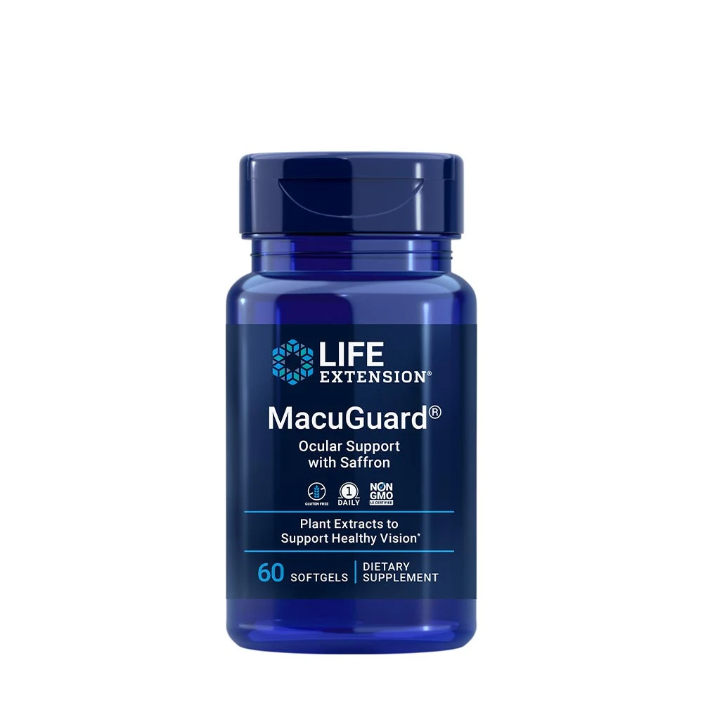 MacuGuard Ocular Support with Saffron - 60 softgels