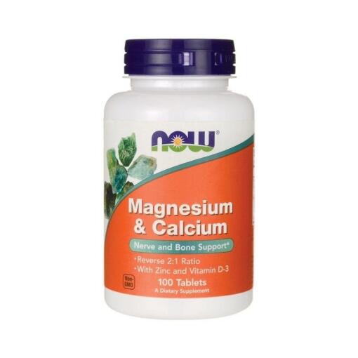 Magnesium & Calcium with Zinc and Vitamin D3 - 100 tablets