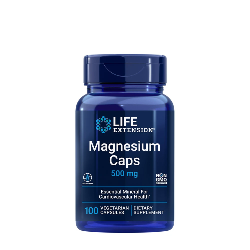 Life Extension - Magnesiumkapslar, 500 mg - 100 st | Vitaminer och MineralerVissa mineralerHälsokostMultimineralerMagnesium | Apoteka