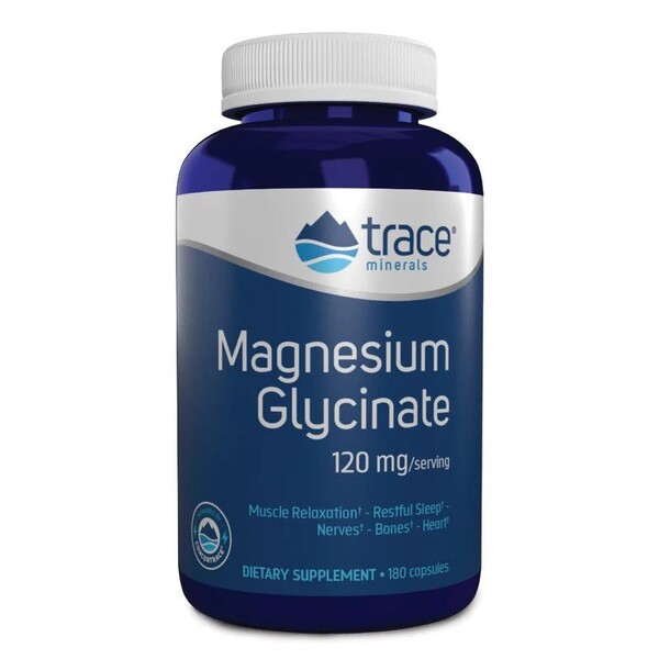 Trace Minerals - Magnesiumglycinat, 180 kapslar | Vitaminer och MineralerVeganska produkterVissa mineralerHälsokostMagnesium | Apoteka