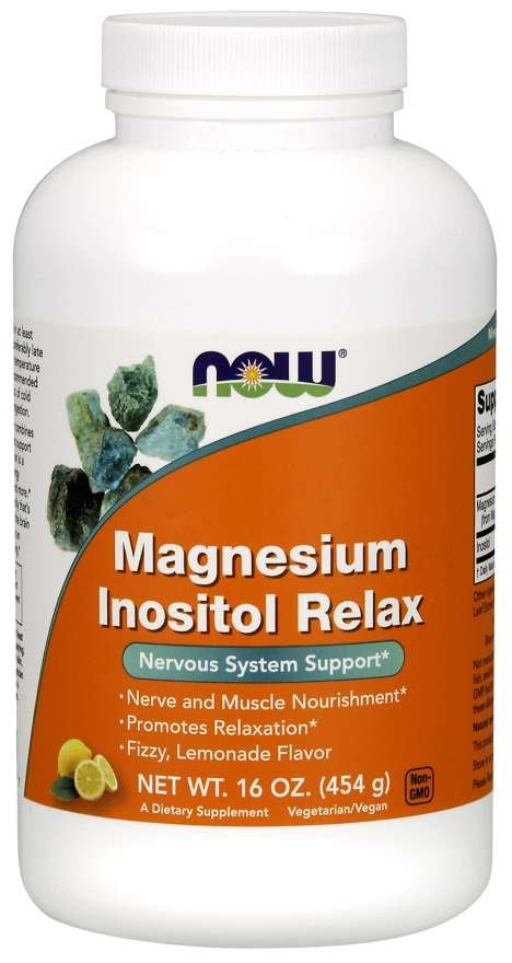 NOW Foods - Magnesium Inositol Relax Pulver, 454g | Vitaminer och MineralerVeganska produkterVissa mineralerHälsokostMagnesium | Apoteka
