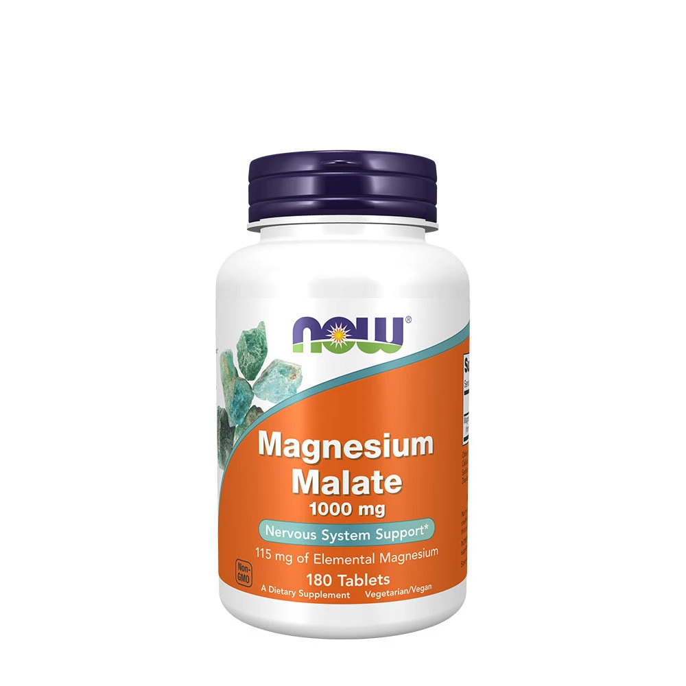 NOW - Magnesiummalat, 1000 mg | Vitaminer och MineralerVeganska produkterVissa mineralerHälsokostMagnesium | Apoteka