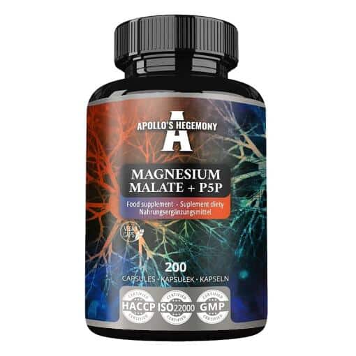 Magnesium Malate + P5P - 200 caps