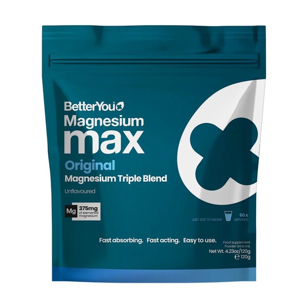 BetterYou - Magnesium Max Original, Osmaksatt - 120g | HälsokostMagnesium | Apoteka