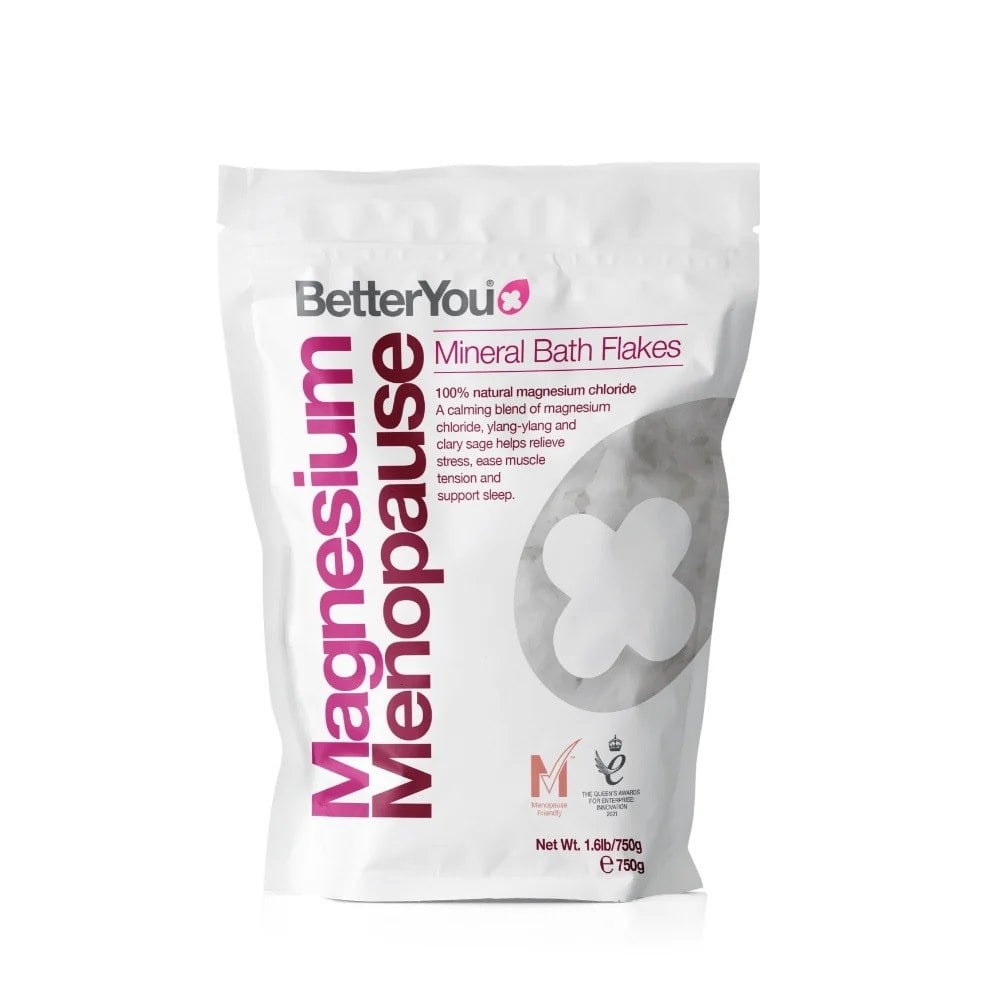 BetterYou - Magnesiumkristaller för klimakteriebad, 750g | Vitaminer och MineralerVissa mineralerHälsokostMagnesium | Apoteka