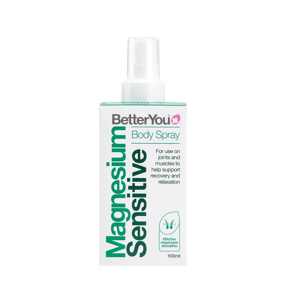 Magnesiumolja Känslig Spray - 100 ml | Vitaminer och MineralerVissa mineralerHälsokostMagnesiumSkönhet | Apoteka